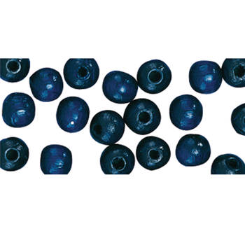 Armbandjes rijgen 104 donkerblauwe kralen 10 mm - Hobbykralen