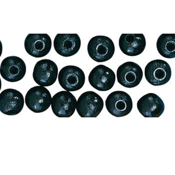 Armbandjes rijgen 104 zwarte kralen 10 mm - Hobbykralen