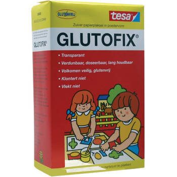 Tesa glutofix poederlijm 500 gram knutselbenodigdheden - Hobbylijm