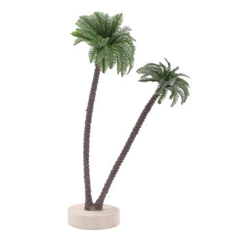 Palmboom miniatuur beeldje 24 cm - Beeldjes