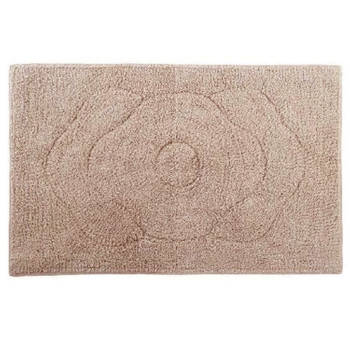 Items Badmat - taupe - 80x50 cm - microfiber - zacht - Badmatjes