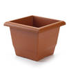 Plantenbak terra cotta vierkant 31 x 31 x 24 cm - Plantenbakken