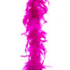 Boa kerstslinger - veren - fuchsia roze - 200 cm - kerstversiering - Kerstslingers