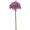 Emerald Allium/Sierui kunstbloem - losse steel - paars - 62 cm - Natuurlijke uitstraling - Kunstbloemen