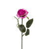 Emerald kunstbloem Rose Simone paars 45cm