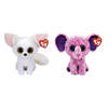 Ty - Knuffel - Beanie Boo's - Phoenix Fox & Eva Elephant