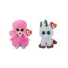 Ty - Knuffel - Beanie Boo's - Camilla Poodle & Christmas Unicorn