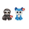 Ty - Knuffel - Beanie Boo's - Dangler Sloth & Prince Husky