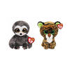 Ty - Knuffel - Beanie Boo's - Dangler Sloth & Tiggy Tiger