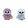 Ty - Knuffel - Beanie Boo's - Moonlight Owl & Owlette Owl