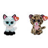 Ty - Knuffel - Beanie Boo's - Atlas Fox & Livvie Leopard