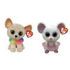 Ty - Knuffel - Beanie Boo's - Chewey Chihuahua & Nina Mouse