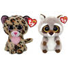 Ty - Knuffel - Beanie Boo's - Livvie Leopard & Racoon