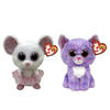 Ty - Knuffel - Beanie Boo's - Nina Mouse & Cassidy Cat