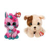 Ty - Knuffel - Beanie Buddy - Gumball Unicorn & Houghie Dog