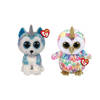 Ty - Knuffel - Beanie Buddy - Helena Husky & Enchanted Owl