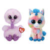 Ty - Knuffel - Beanie Buddy - Kenya Ostrich & Blitz Unicorn