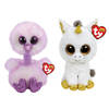 Ty - Knuffel - Beanie Buddy - Kenya Ostrich & Pegasus Unicorn