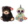 Ty - Knuffel - Beanie Buddy - Kodi Bear & Cooper Sloth