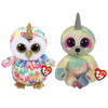 Ty - Knuffel - Beanie Buddy - Enchanted Owl & Cooper Sloth