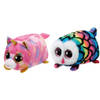 Ty - Knuffel - Teeny Ty's - Hootie Owl & Star Unicorn