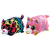 Ty - Knuffel - Teeny Ty's - Jelly Leopard & Star Unicorn