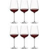 Leonardo Rode Wijnglazen Brunelli - 740 ml - 6 stuks