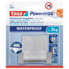 Powerstrips RVS dubbele haak waterproof Tesa 1 stuks - Handdoekhaakjes