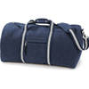 Canvas katoenen reistas/weekendtas navy blauw 45 liter - Reistas (volwassen)