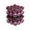 Othmar Decorations Kerstballen - 36x st - cherry roze - 6 cm - glas - Kerstbal