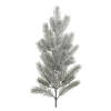 Everlands Kersttak/dennentak - groen - besneeuwd - L66 cm - Decoratieve tak kerst