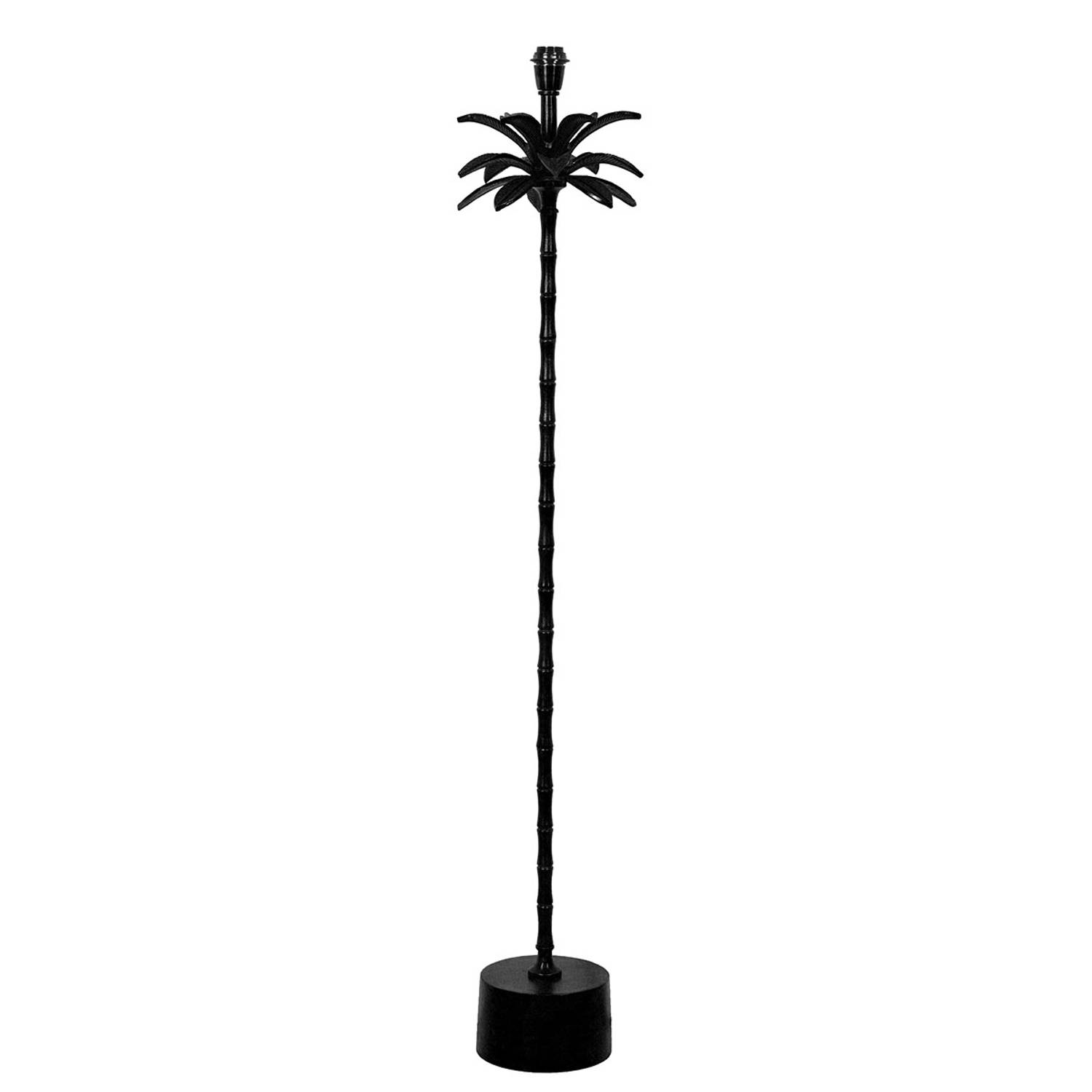 Lampvoet Palmspring 145cm hoog zwart