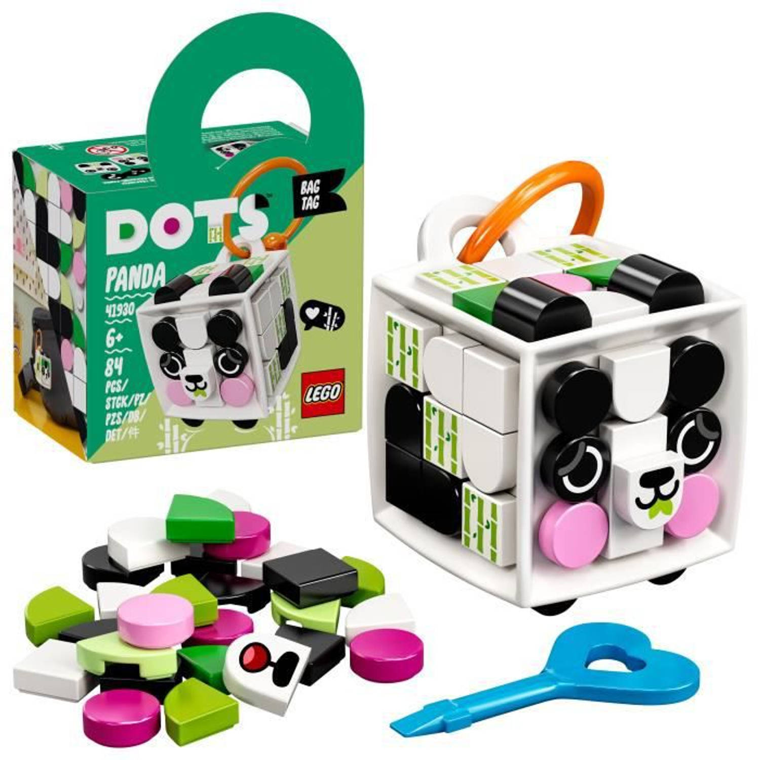 LEGO 41930 DOTS Sleutelhanger panda - Accessoires en knutsels, Decoratie voor meisjes en jongens