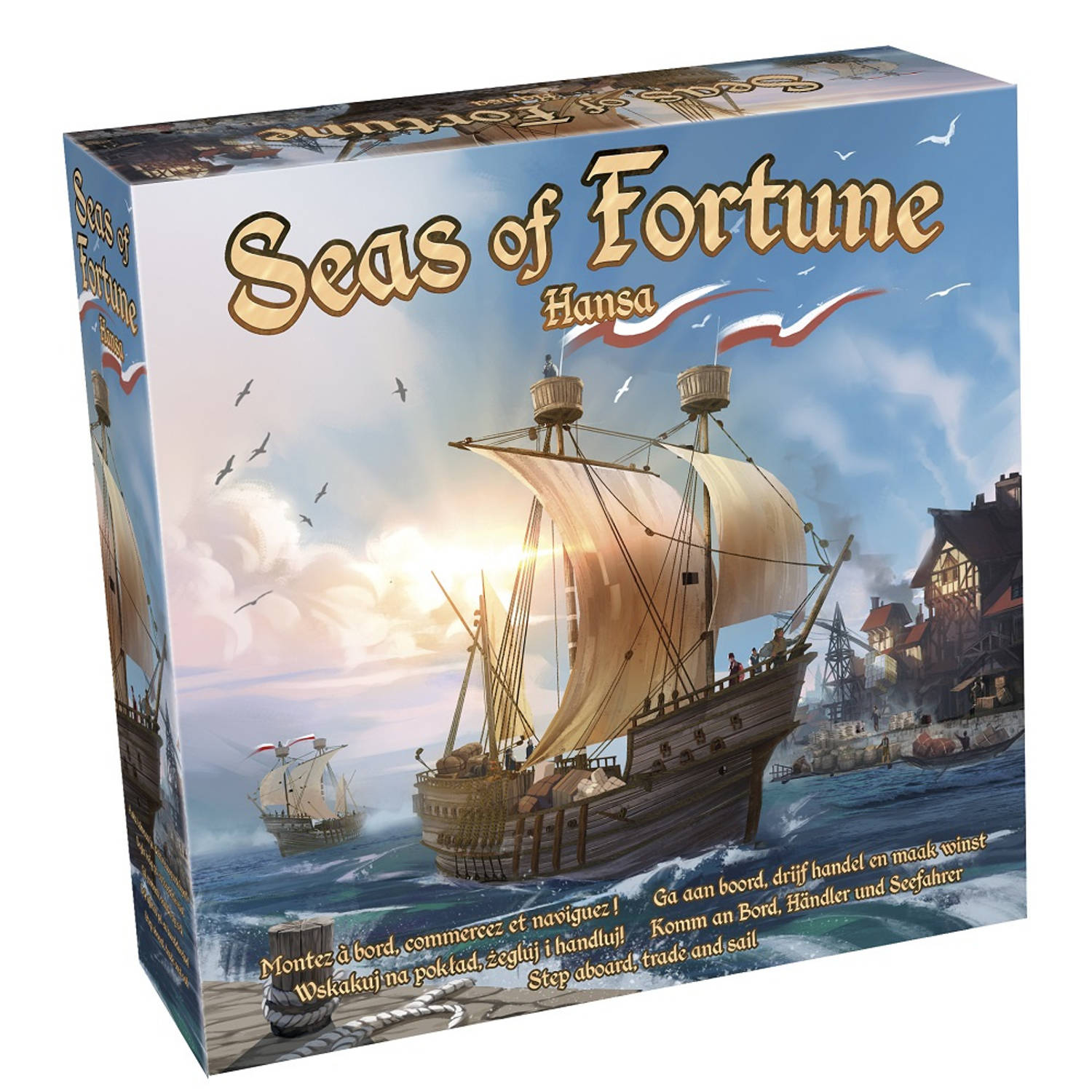Tactic bordspel Seas of Fortune 27,5 x 27,5 x 7,3 cm karton