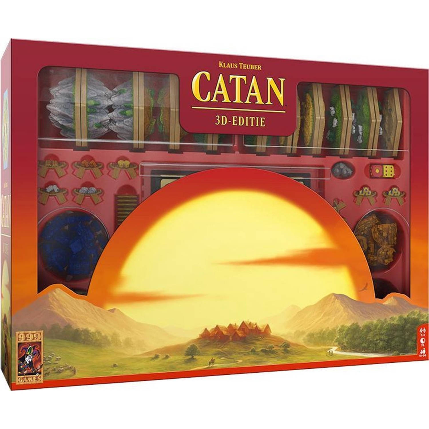 999 Games gezelschapsspel Catan 3D (NL)