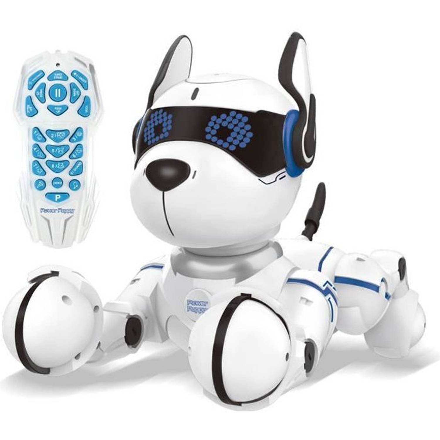 Lexibook power puppy - mijn intelligente programmeerbare en tactiele robothond met afstandsbediening - lexibook