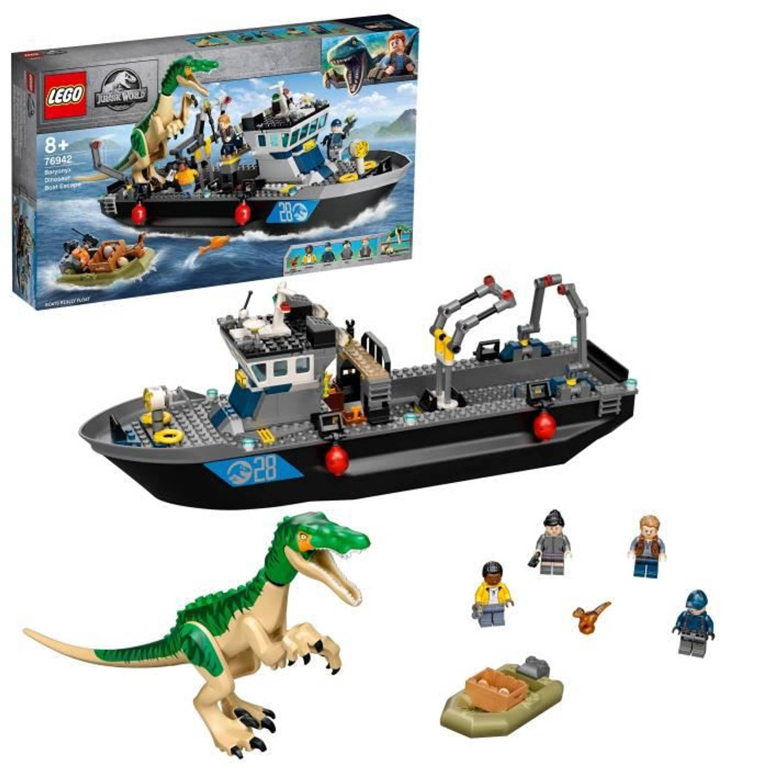 LEGO Jurassic World Bootontsnapping van Dinosaurus Baryonyx - 76942