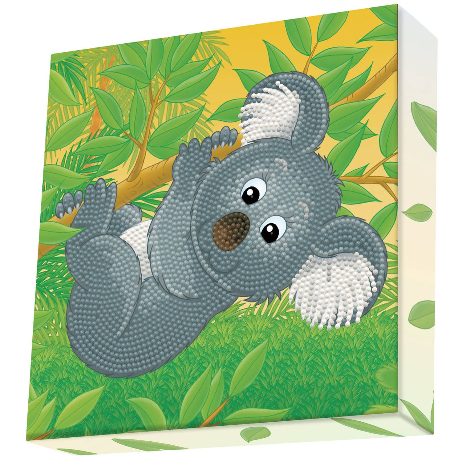 DIAMOND DOTZ Koala Climb - Diamond Painting - 1.870 Dotz - 22x22 cm