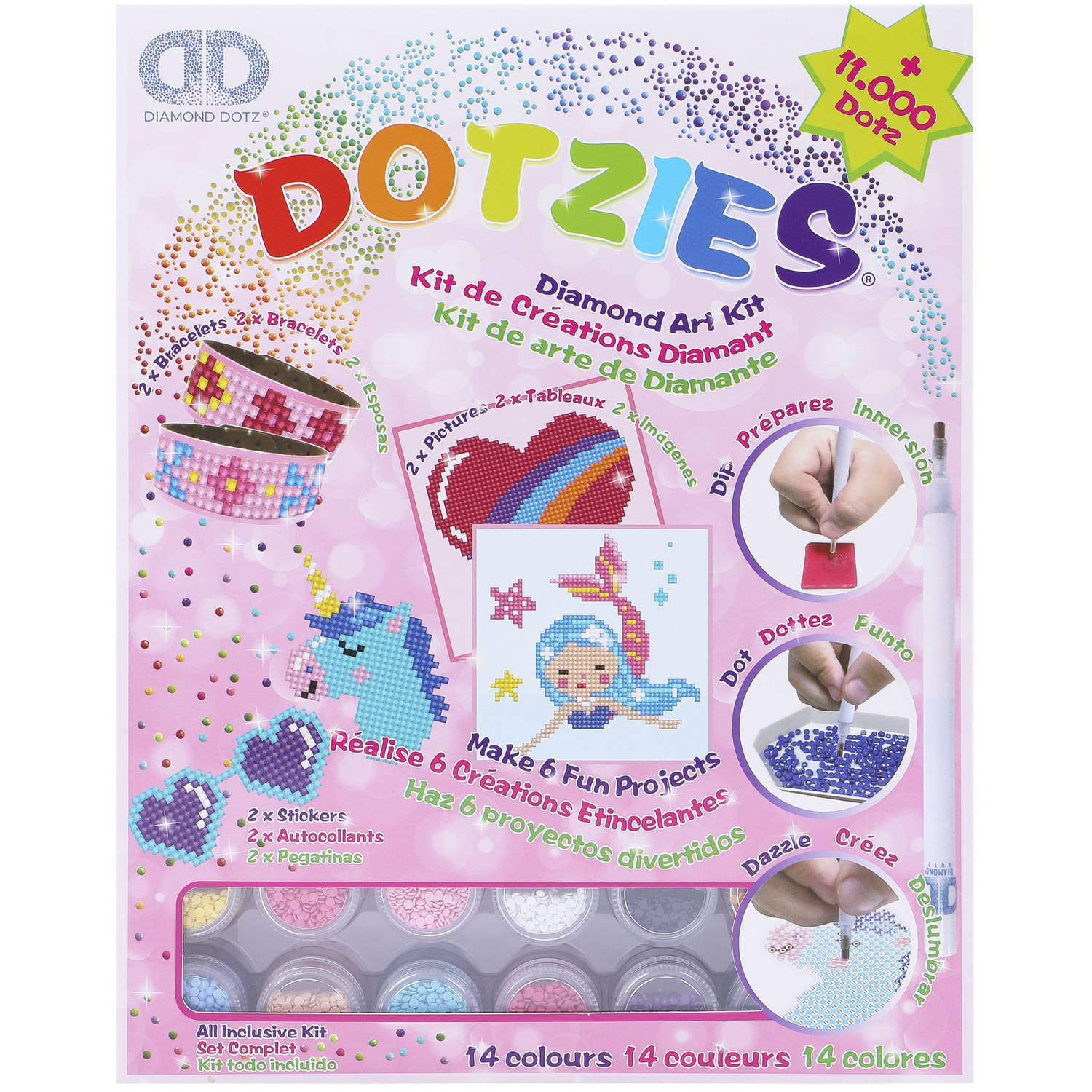 Diamond Dotz Megapack Dotzies 6-delig
