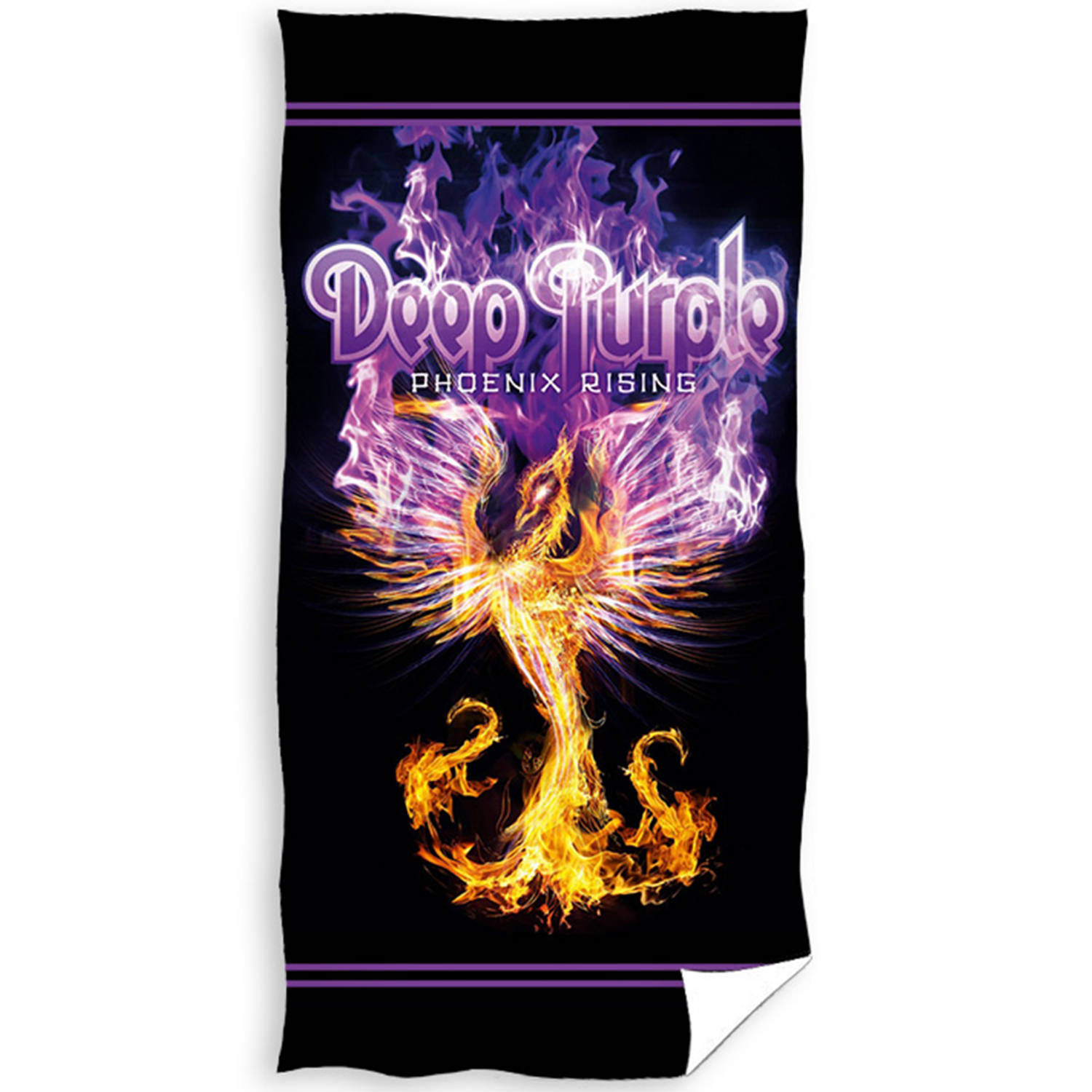 Deep Purple Strandlaken Phoenix Rising 70 X 140 Cm Katoen