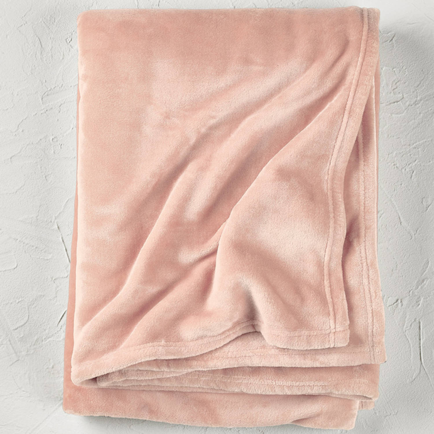De Witte Lietaer Fleece Deken Snuggly Blush- 150 X 200 Cm Roze