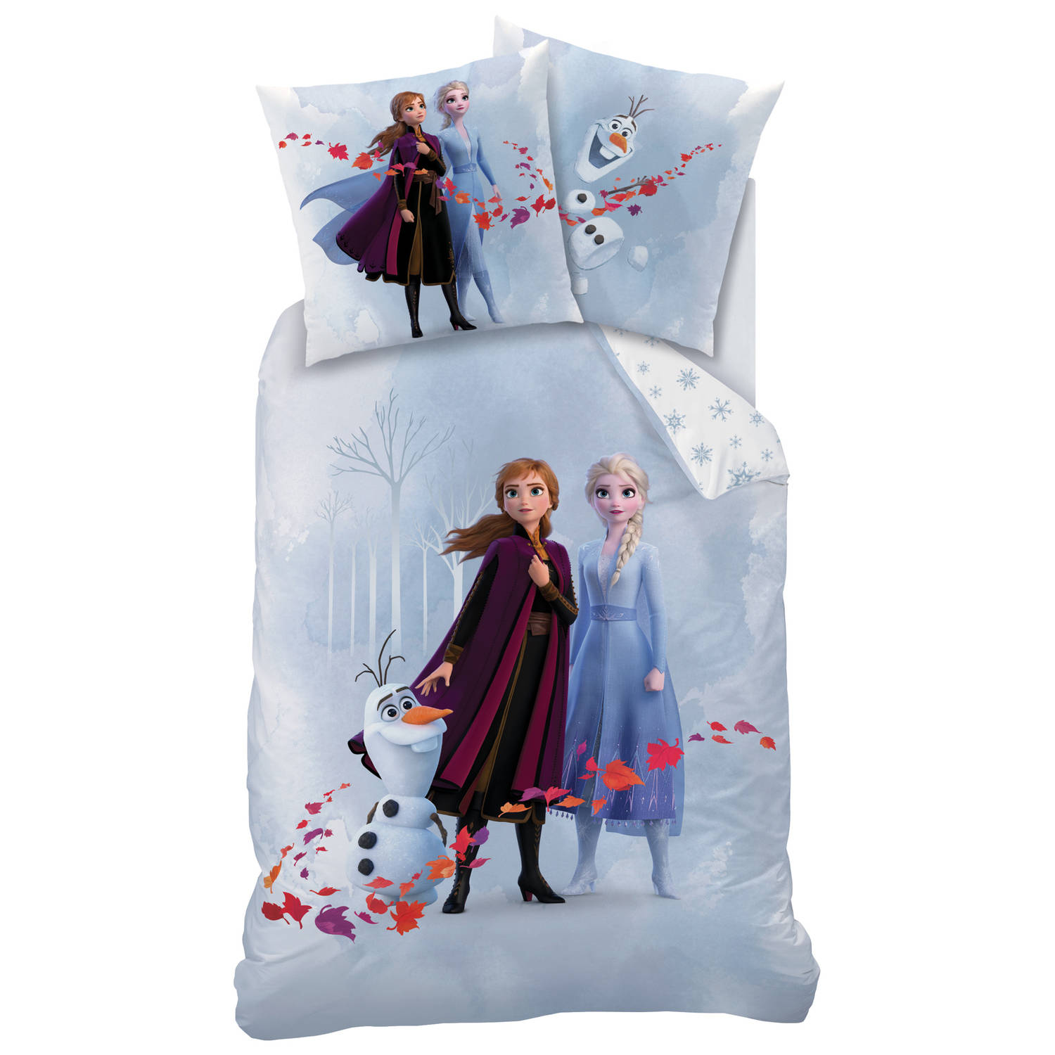 Disney Frozen Dekbedovertrek Trio - Eenpersoons - 140 x 200 cm - Katoen