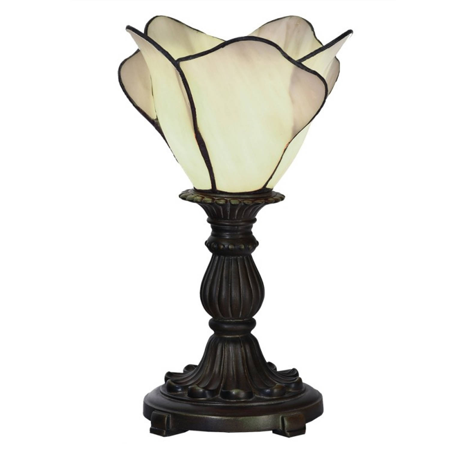 Clayre & Eef Tafellamp Tiffany Ø 20*30 Cm E14-max 1*25w 5ll-6099n