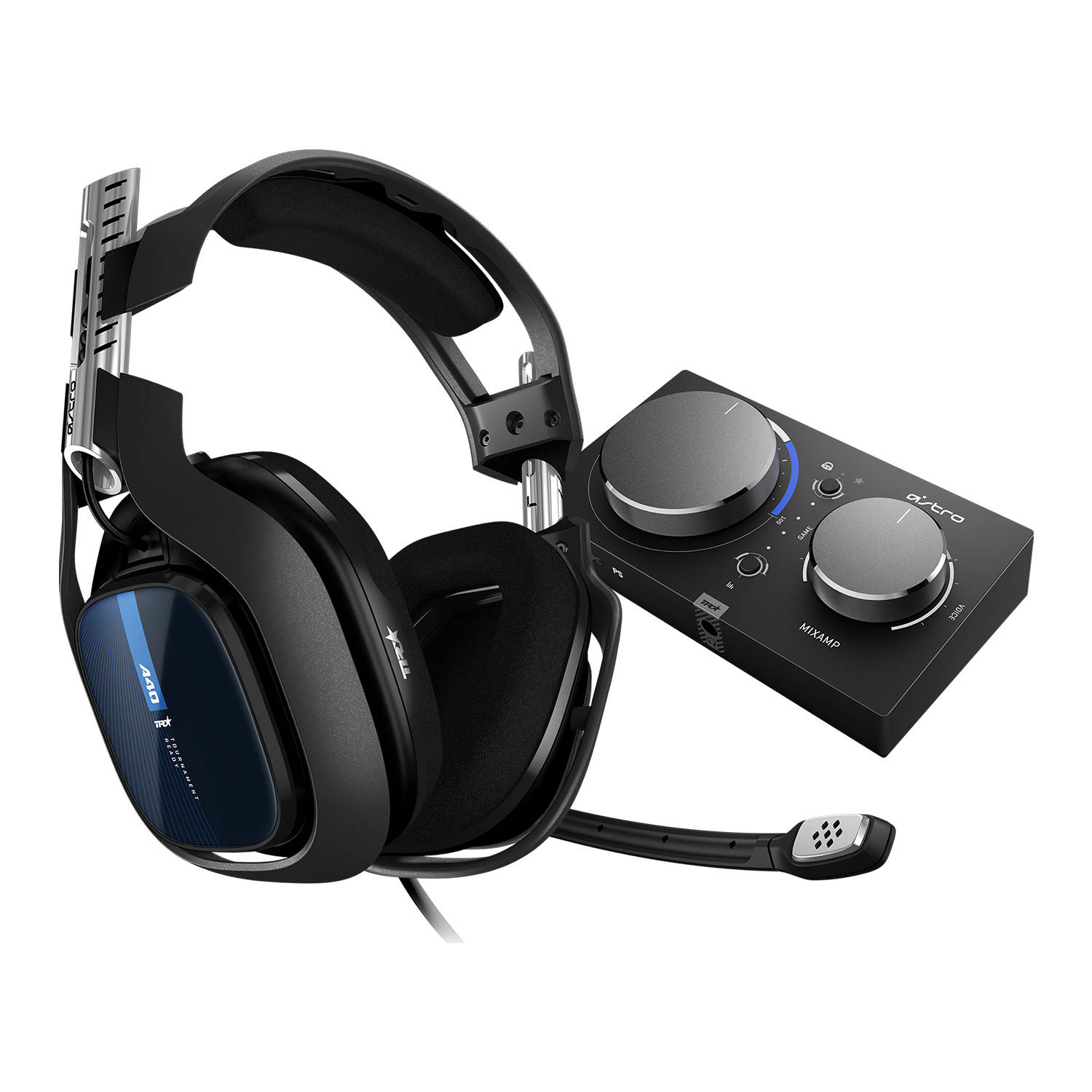 Astro Gaming A40 TR + MixAmp Pro Gaming headset 3.5 mm jackplug, USB Kabelgebonden Over Ear Zwart, B