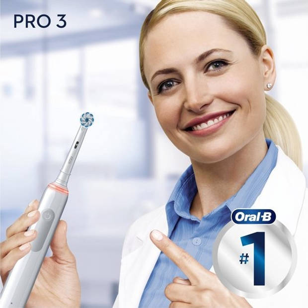 Oral-B Pro 3 3900 - Elektrische Tandenborstel - Duoverpakking 2 stuks