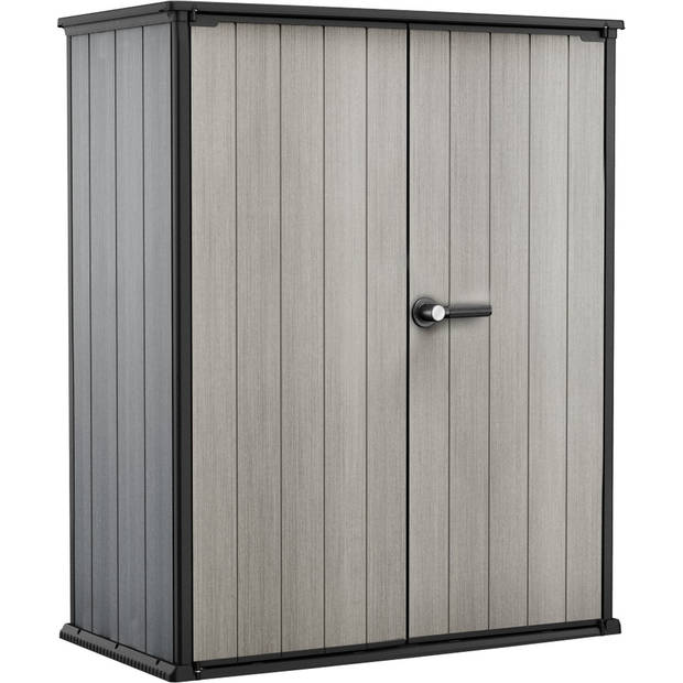 Keter High Store+ Opbergkast - 1400L - 140x73.6x170.4cm - Grijs