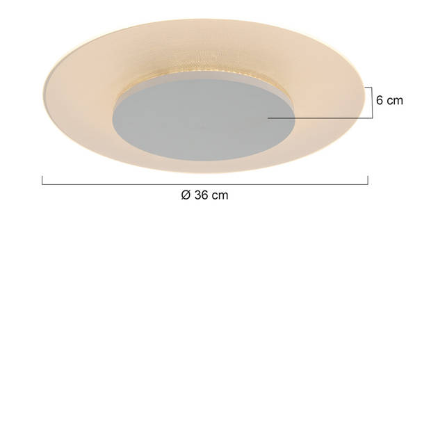 Steinhauer Plafondlamp LED 7798w wit