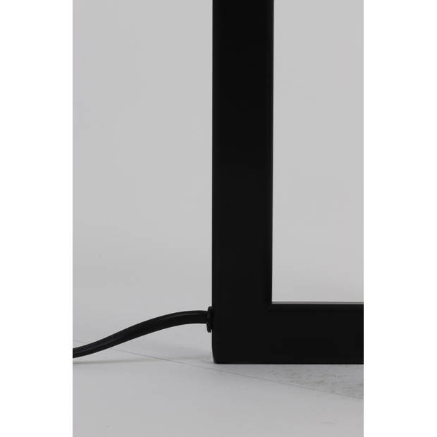 Light and Living tafellamp - zwart - metaal - 8193512