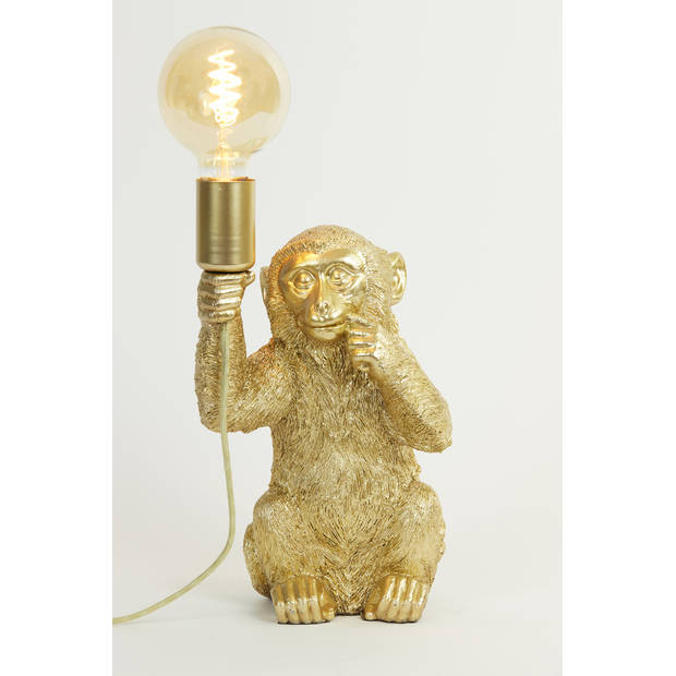 Light and Living tafellamp - goud - kunststof - 1851685