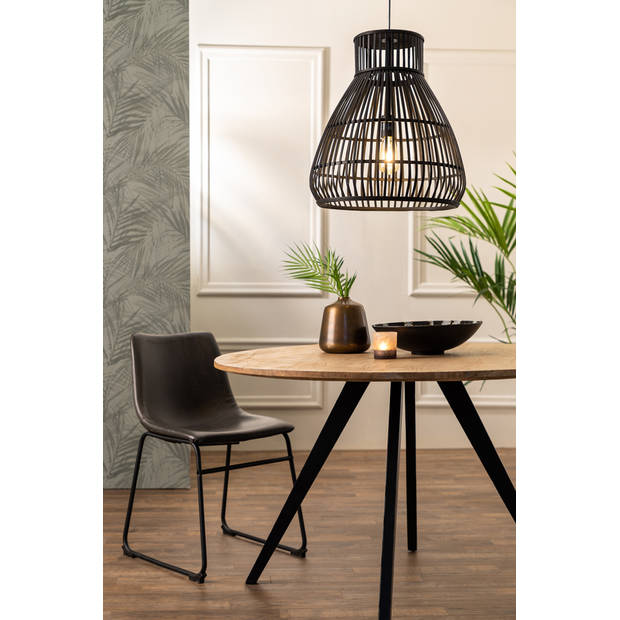 Light & Living - Hanglamp TIMAKA - Ø46x51cm - Zwart